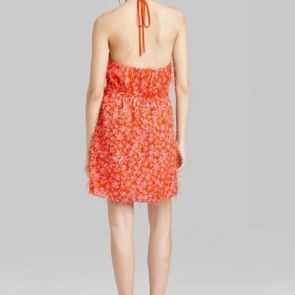 NEW Wild Fable Orange Dress - Picture 3 of 4